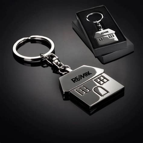 metal house shaped keychains for promo|engraved keychains for sale.